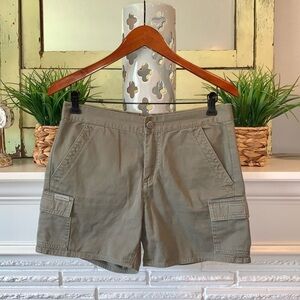 Vintage Calvin Klein Y2K Green Cargo Shorts Women’s Size 6
